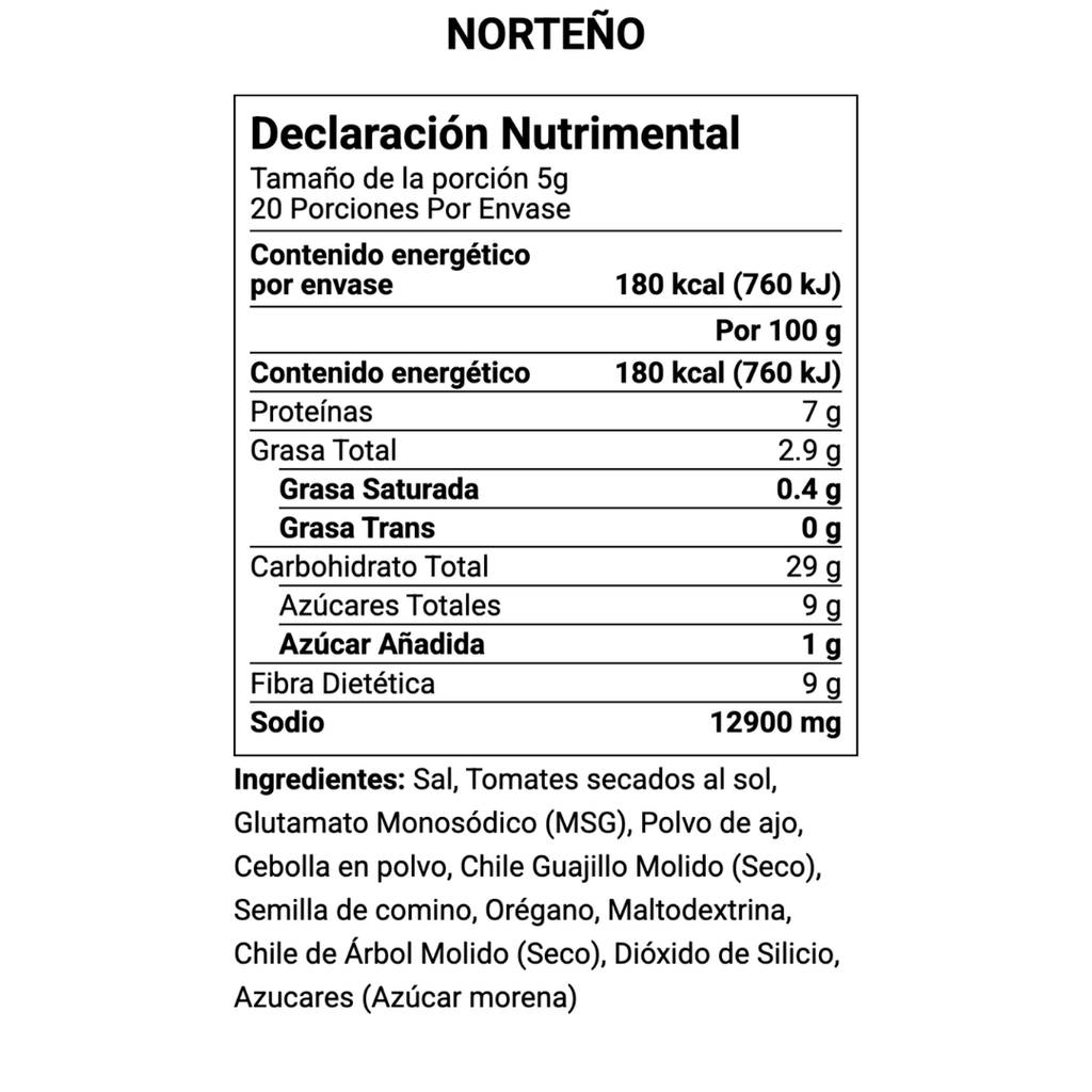Sazonador Vence Real NORTEÑO