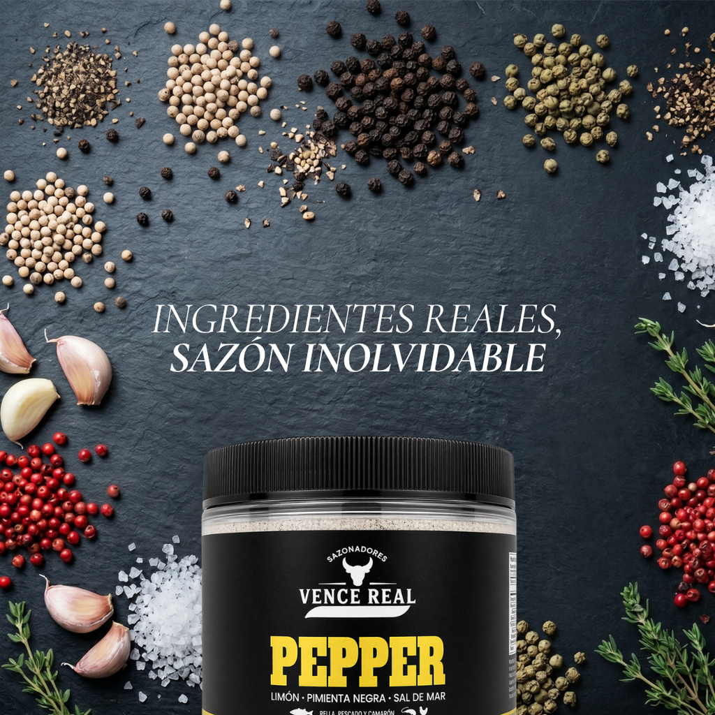 Sazonador Vence Real PEPPER