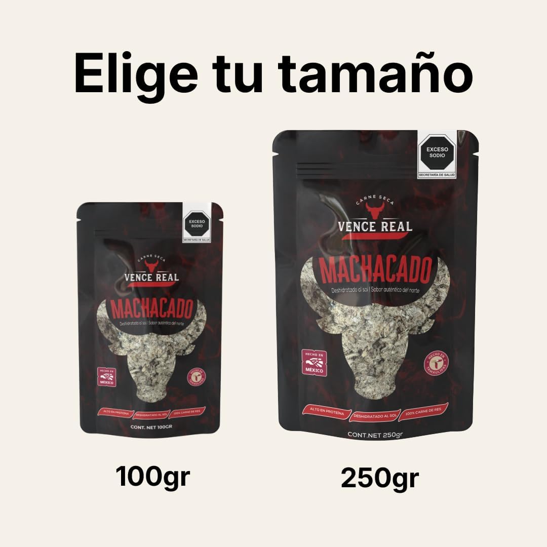 Machaca de Res Deshebrada Vence Real | Carne Seca Artesanal Deshidratada al Sol | 100g y 250g