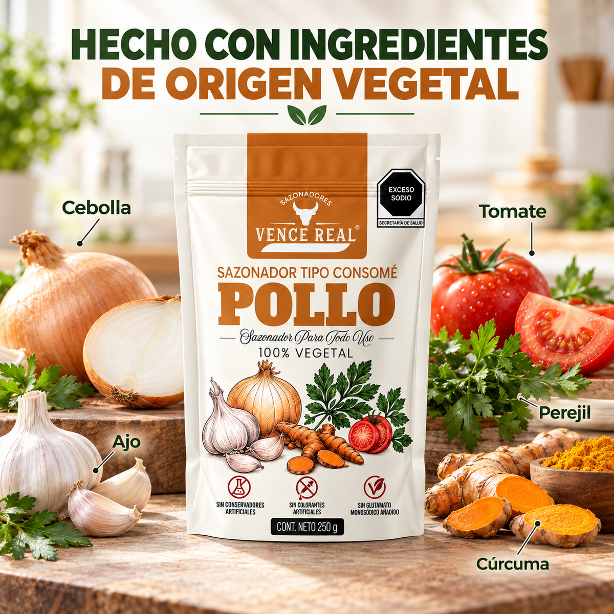 Vence Real Consomé de Pollo 250 g
