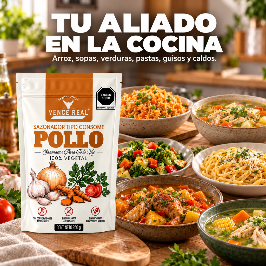 Vence Real Consomé de Pollo 250 g