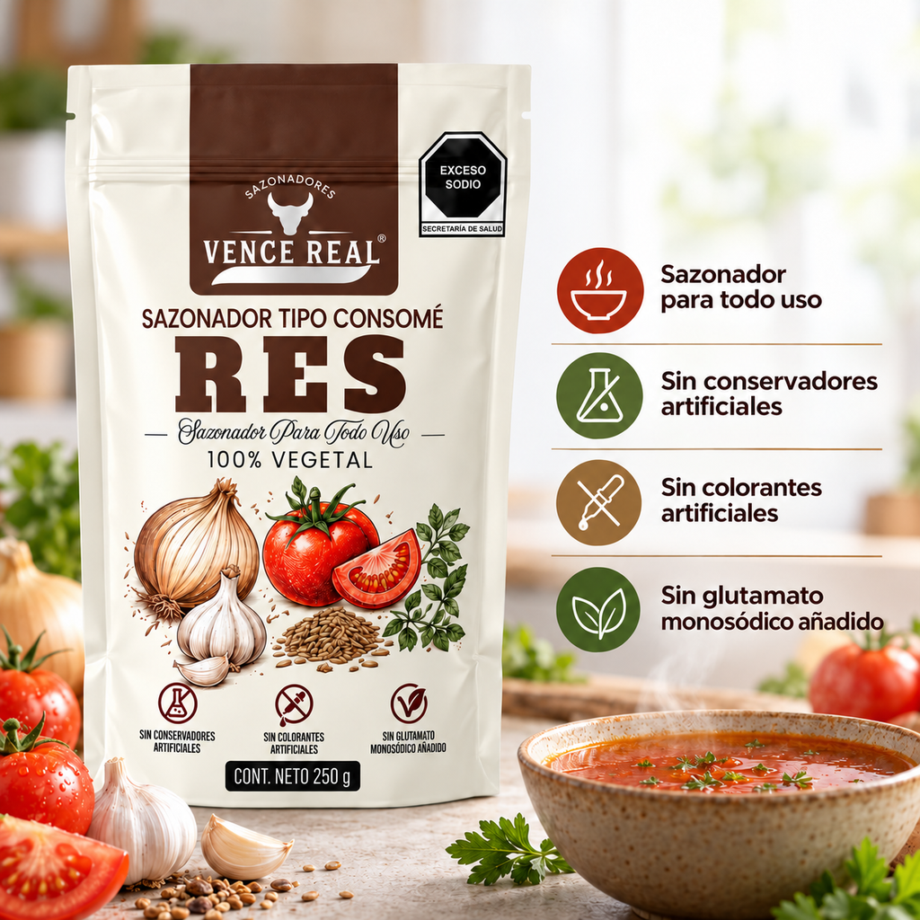 Vence Real Consomé de Res 250 g