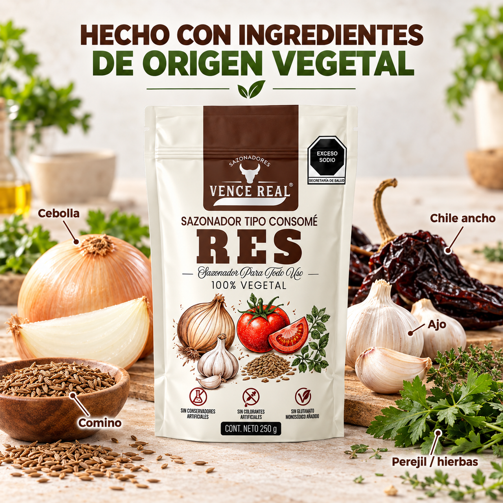 Vence Real Consomé de Res 250 g