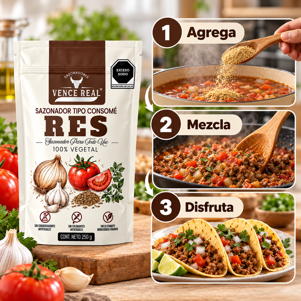 Vence Real Consomé de Res 250 g