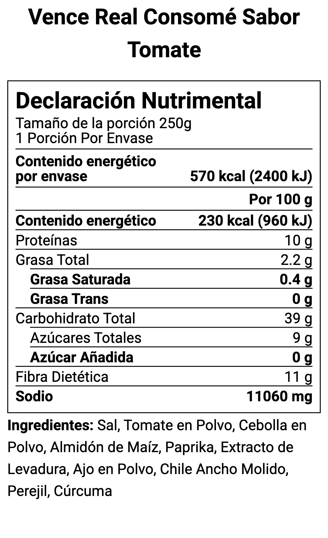 Vence Real Consomé de Tomate 250 g
